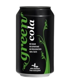 CANS GREEN COLA (24X330ML)
