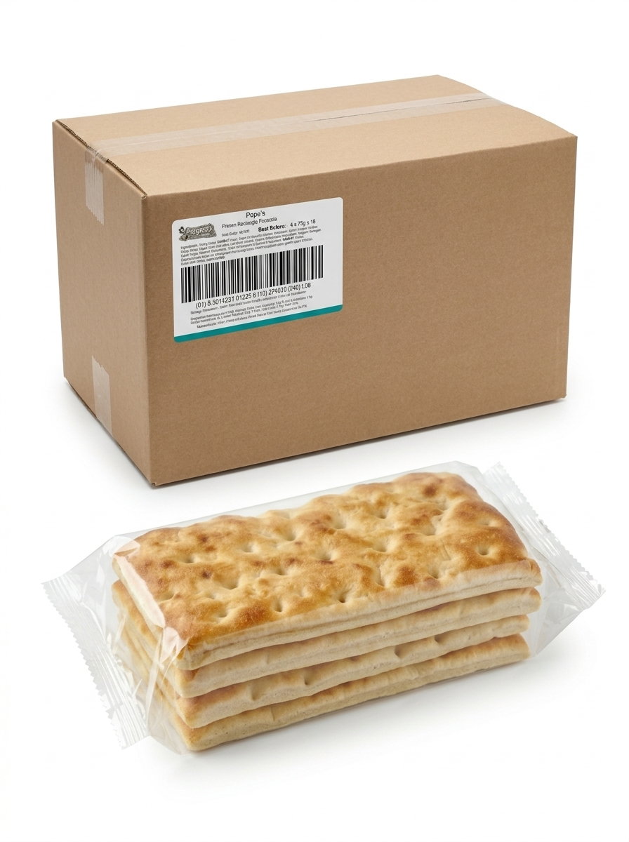 PEPES LTO FROZEN RECTANGLE FOCACCIA 4X75GX16