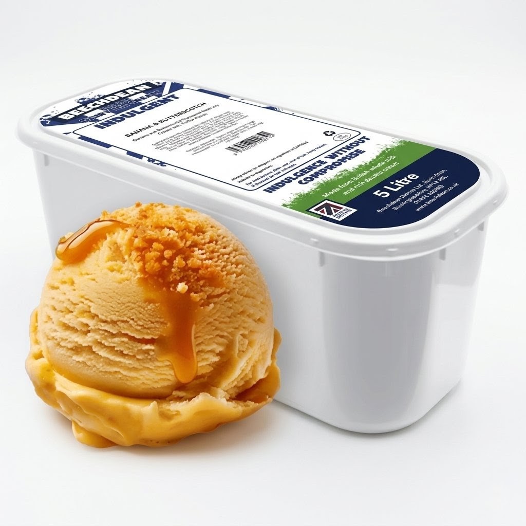 SIDES ICECREAM BANANA & BUTTERSCOTCH 5LTR