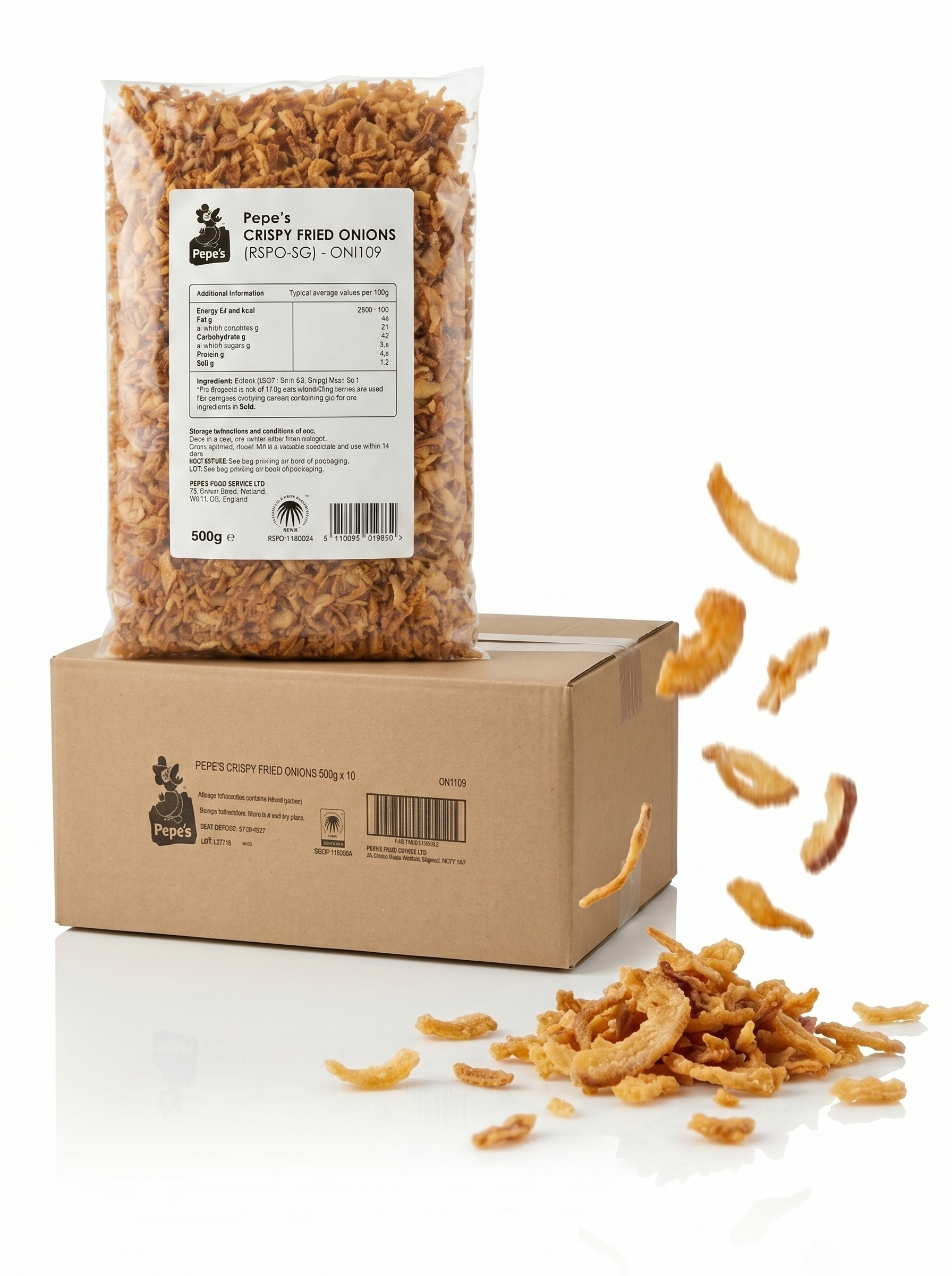 PEPES CRISPY FRIED ONION 10X500G