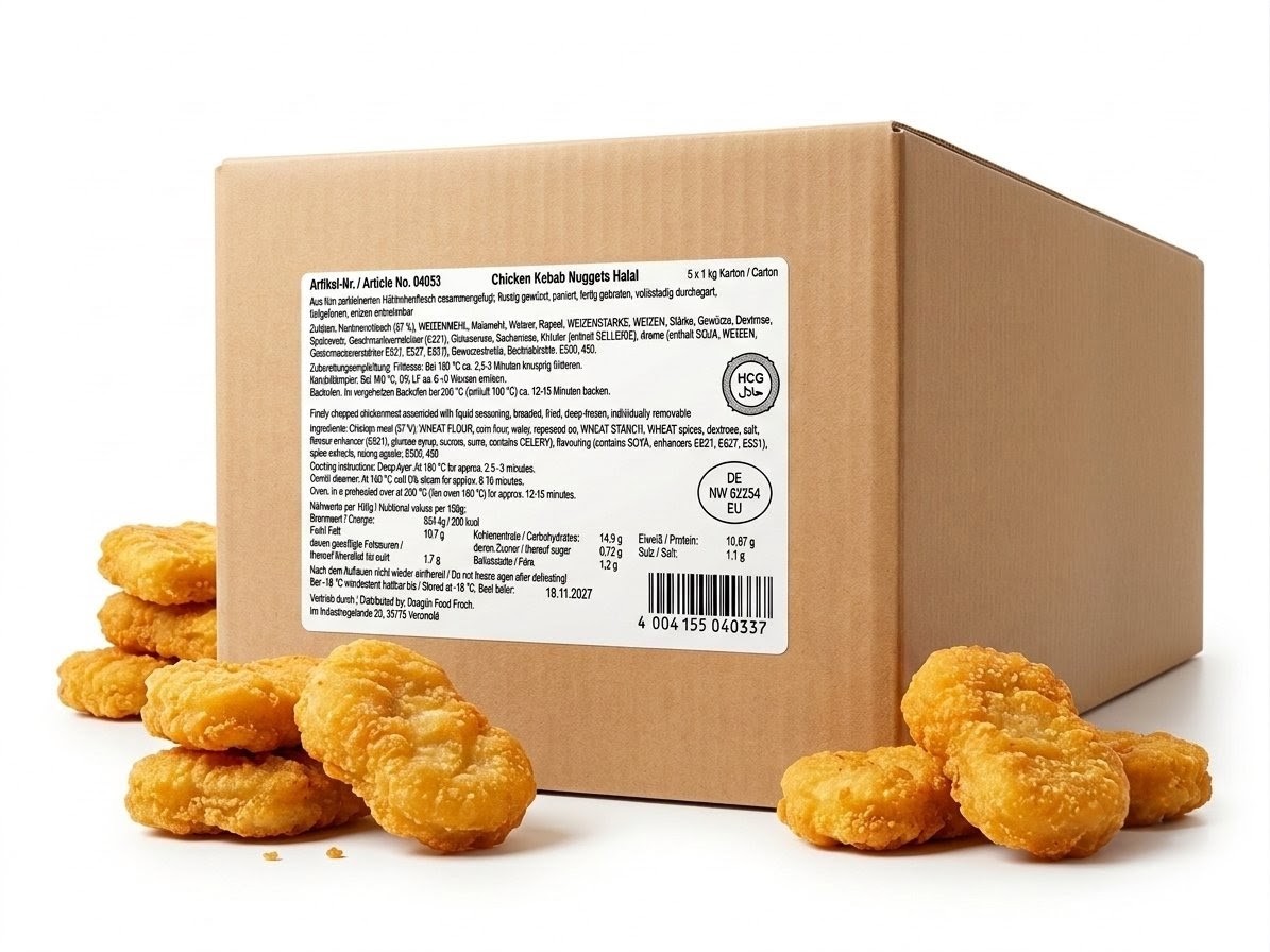 GDK NUGGET BOX CHICKEN (5X1KG)