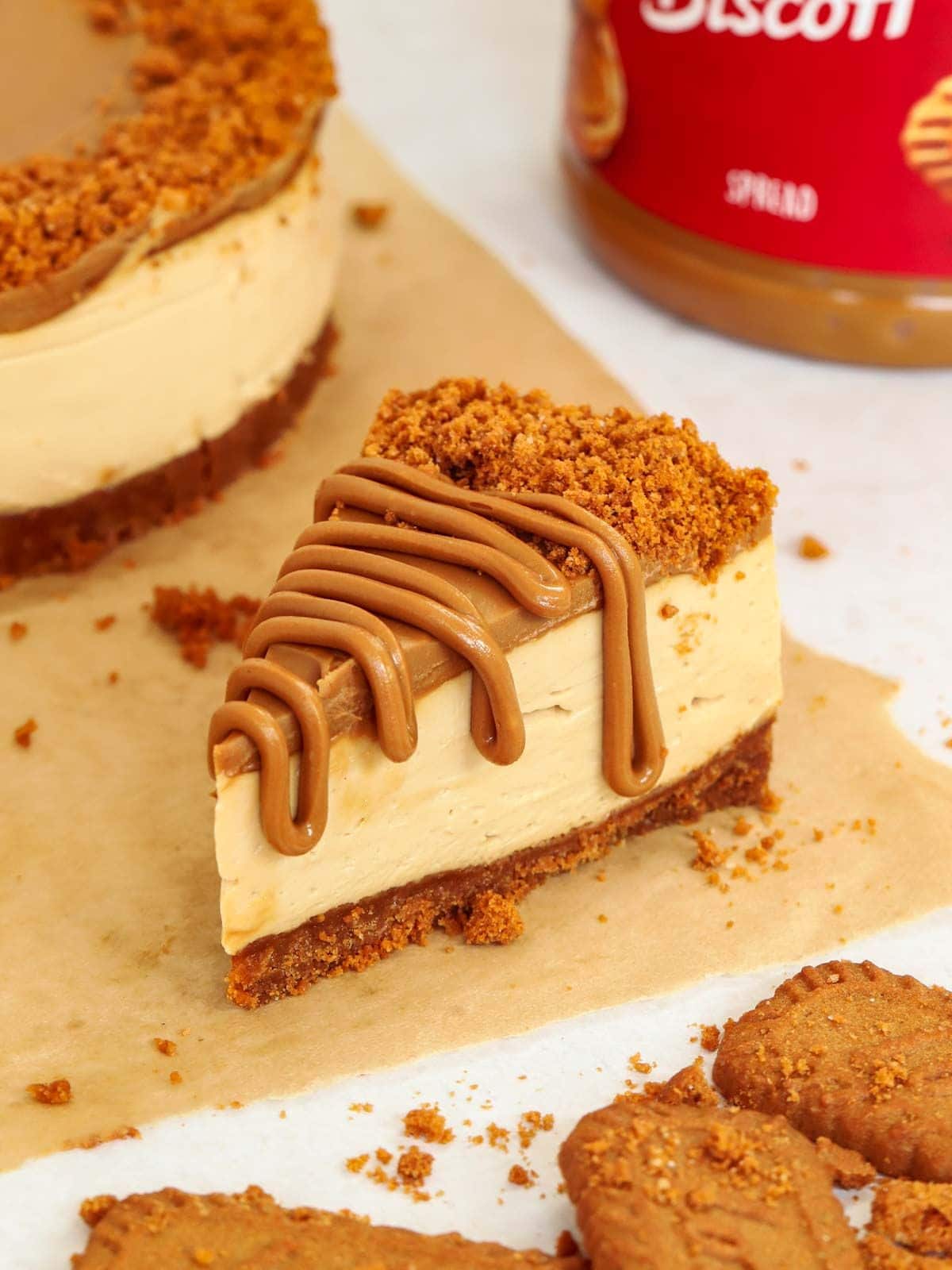 LOTUS BISCOFF CHEESECAKE PRECUT 14 PCS